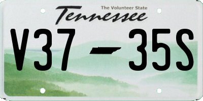 TN license plate V3735S