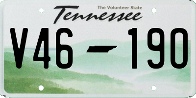 TN license plate V4619O