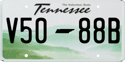 TN license plate V5088B