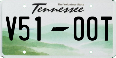 TN license plate V5100T