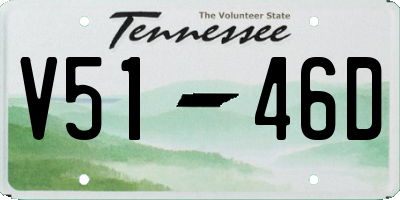 TN license plate V5146D