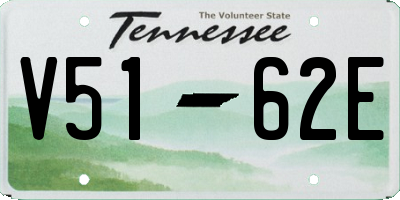 TN license plate V5162E