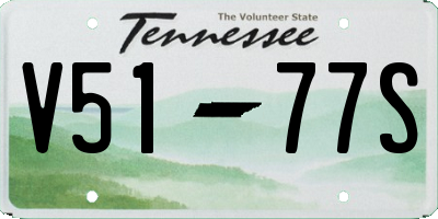 TN license plate V5177S