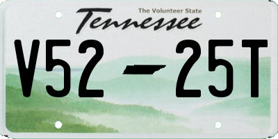 TN license plate V5225T