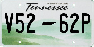 TN license plate V5262P