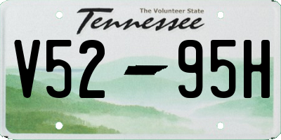 TN license plate V5295H