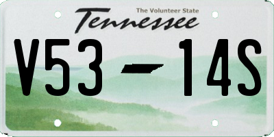 TN license plate V5314S