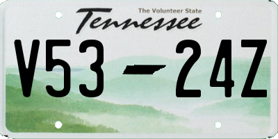 TN license plate V5324Z