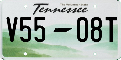 TN license plate V5508T