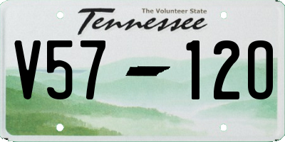 TN license plate V5712O