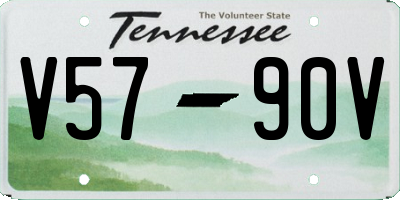 TN license plate V5790V