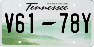 TN license plate V6178Y
