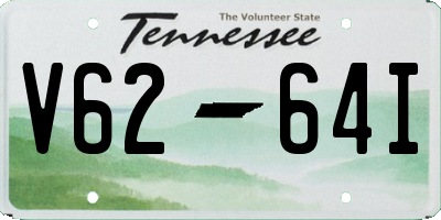 TN license plate V6264I