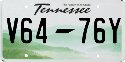 TN license plate V6476Y