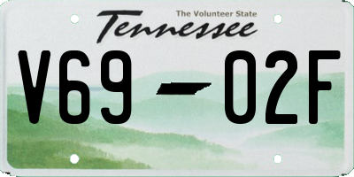 TN license plate V6902F