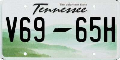 TN license plate V6965H
