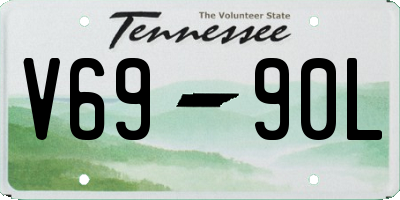 TN license plate V6990L