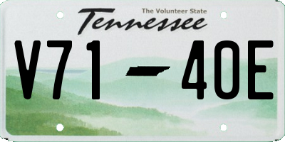 TN license plate V7140E