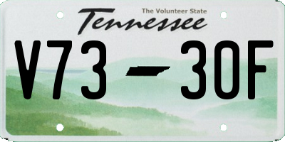 TN license plate V7330F