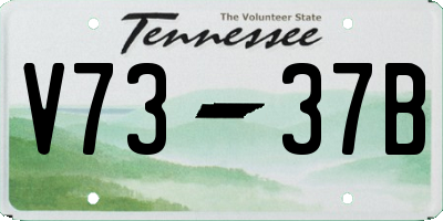 TN license plate V7337B