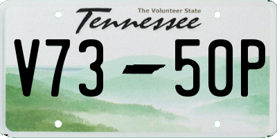 TN license plate V7350P