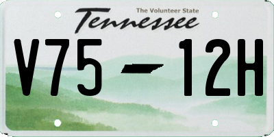 TN license plate V7512H