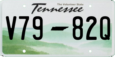 TN license plate V7982Q