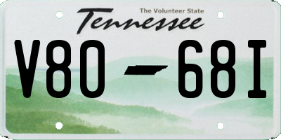 TN license plate V8068I