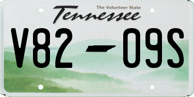 TN license plate V8209S