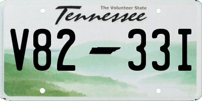 TN license plate V8233I