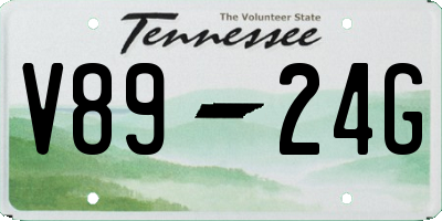 TN license plate V8924G