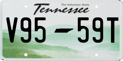 TN license plate V9559T