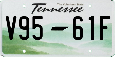 TN license plate V9561F