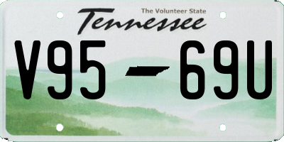 TN license plate V9569U