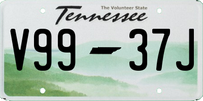TN license plate V9937J