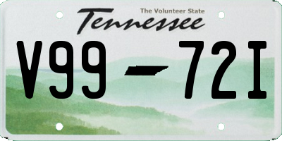 TN license plate V9972I