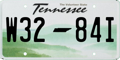 TN license plate W3284I