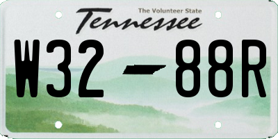 TN license plate W3288R