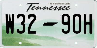 TN license plate W3290H