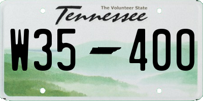 TN license plate W3540O