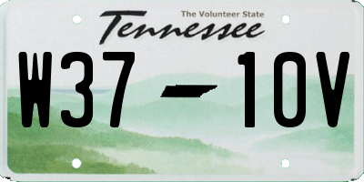 TN license plate W3710V