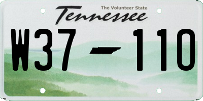 TN license plate W3711O