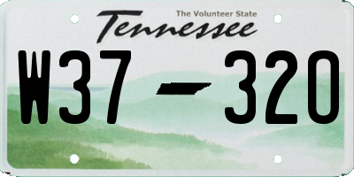 TN license plate W3732O