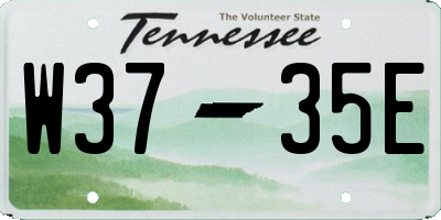 TN license plate W3735E