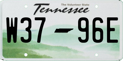 TN license plate W3796E