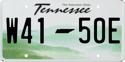 TN license plate W4150E