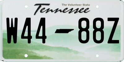 TN license plate W4488Z