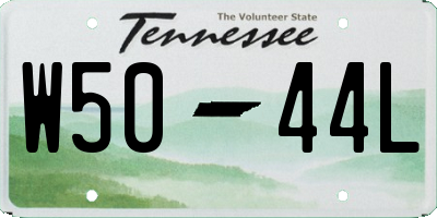 TN license plate W5044L