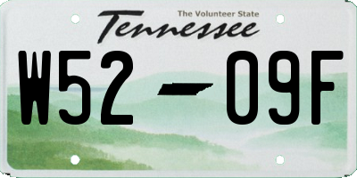 TN license plate W5209F