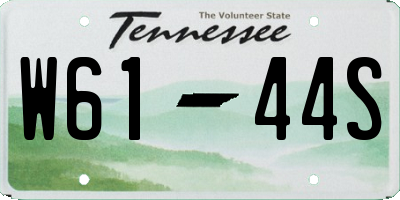 TN license plate W6144S